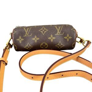 Louis Vuitton Monogram Mini Papillon Pouch Crossbody Converted
